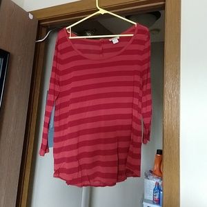 Lucky Brand 3/4 Sleeve Top